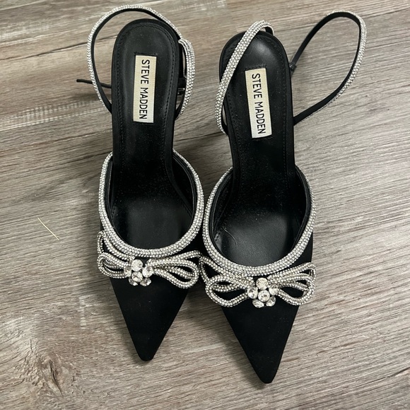 Steve Madden Shoes - Rhinestone Bow Heels
